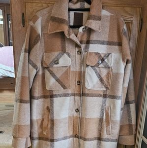 New no tags long warm jacket